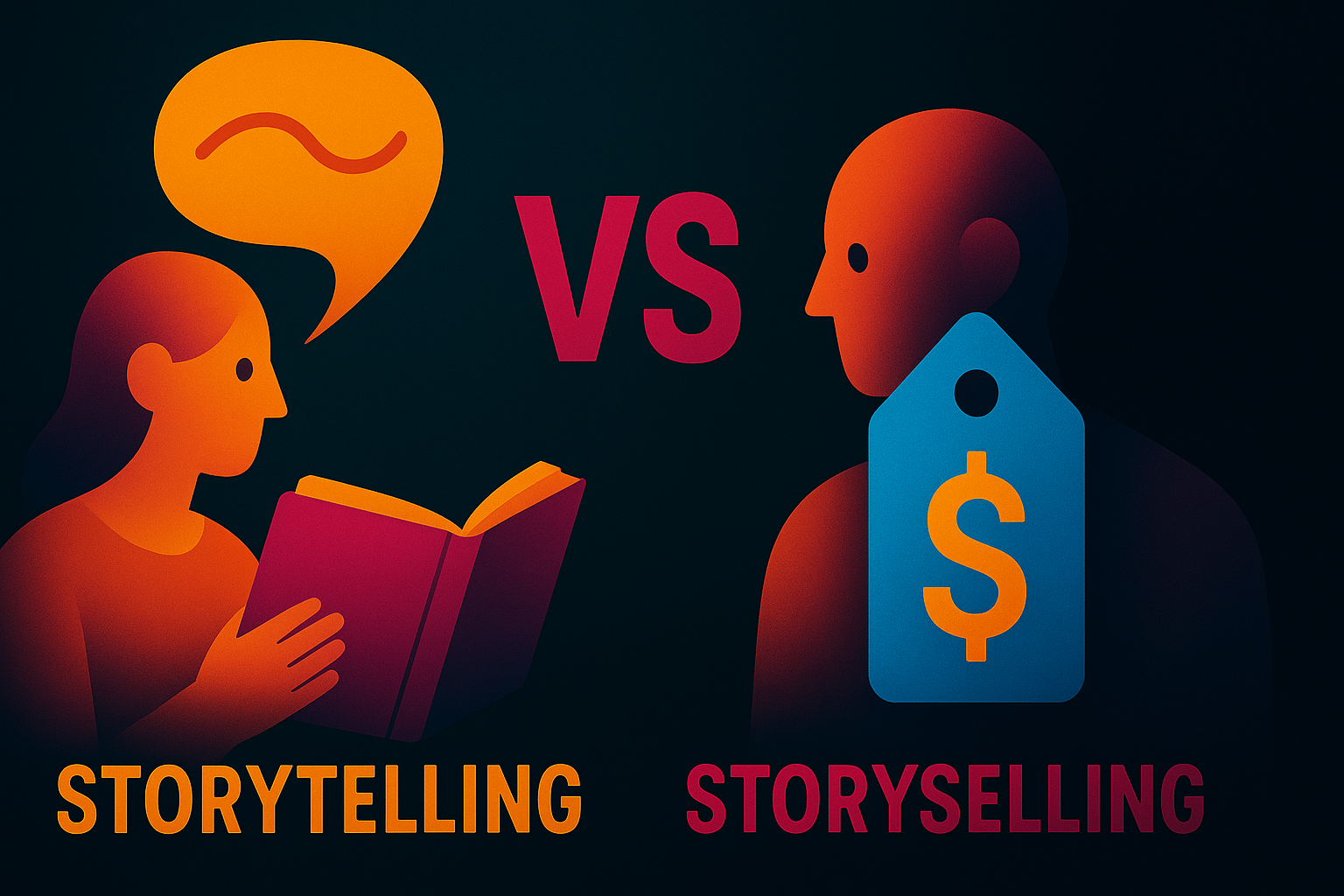 Storytelling vs storyselling: cuándo cada uno